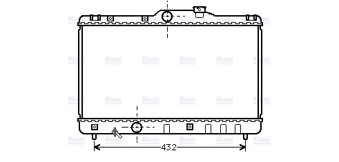 AVA Coolant Radiator TO2140