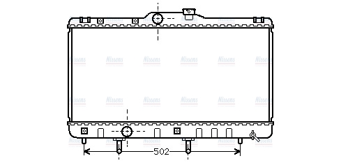 AVA Coolant Radiator TO2148