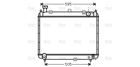 AVA Coolant Radiator TO2233
