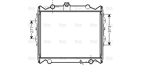 AVA Coolant Radiator TO2248
