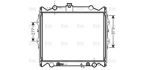 AVA Coolant Radiator TO2249