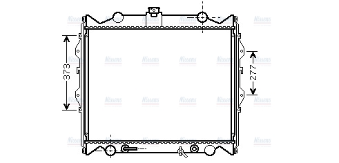 AVA Coolant Radiator TO2311