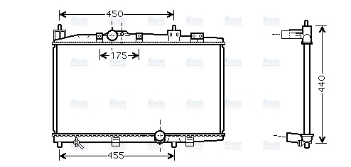 AVA Coolant Radiator TO2318