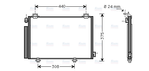 AVA Aircon Condenser TO5382D