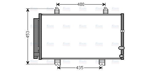 AVA Aircon Condenser TO5653D