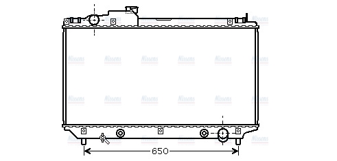 AVA Coolant Radiator TOA2315