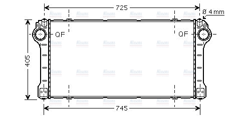 AVA Charge Air Intercooler TOA4476