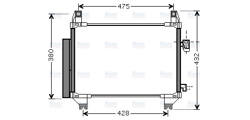 AVA Aircon Condenser TOA5407D