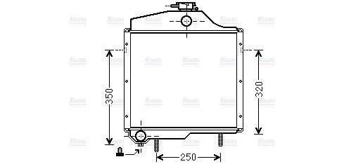 AVA Coolant Radiator US2001