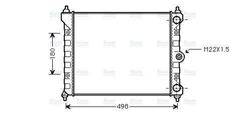 AVA Coolant Radiator VN2092