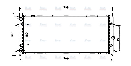 AVA Coolant Radiator VN2094