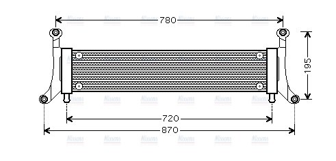 AVA Coolant Radiator VN2278