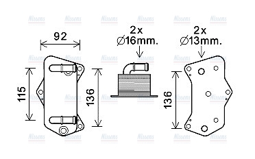 AVA Oil Cooler VN3395