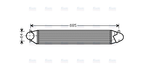 AVA Charge Air Intercooler VN4248