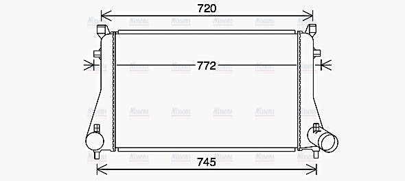 AVA Charge Air Intercooler VN4403