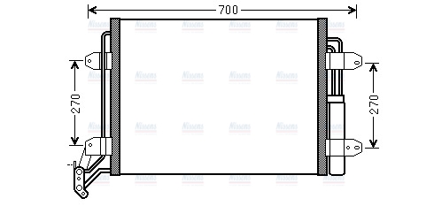 AVA Aircon Condenser VN5291D