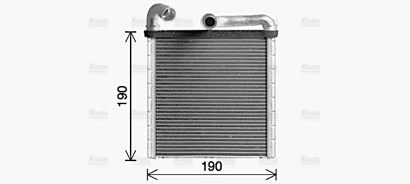 AVA Cabin Heater Core VN6424