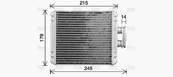 AVA Cabin Heater Core VN6434