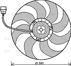 AVA Radiator Cooling Fan VN7526