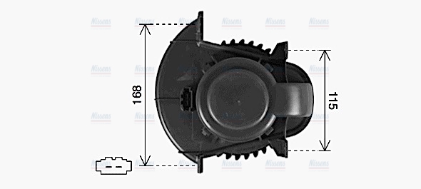 AVA Cabin Fan Blower Motor VN8435