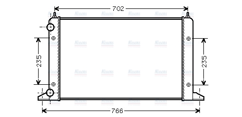 AVA Coolant Radiator VNA2133