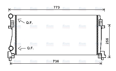 AVA Coolant Radiator VNA2340