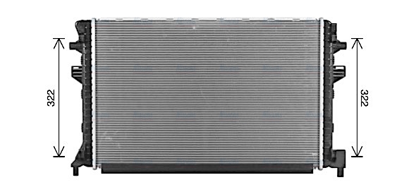 AVA Coolant Radiator VNA2383