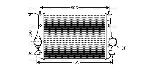 AVA Charge Air Intercooler VNA4251