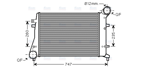 AVA Charge Air Intercooler VNA4268