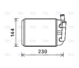 AVA Cabin Heater Core VNA6381