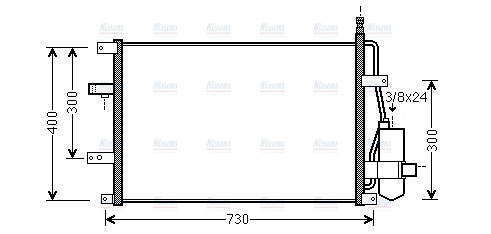 AVA Aircon Condenser VO5107D