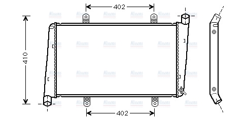 AVA Coolant Radiator VOA2015