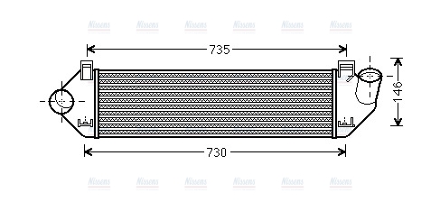 AVA Charge Air Intercooler VOA4134
