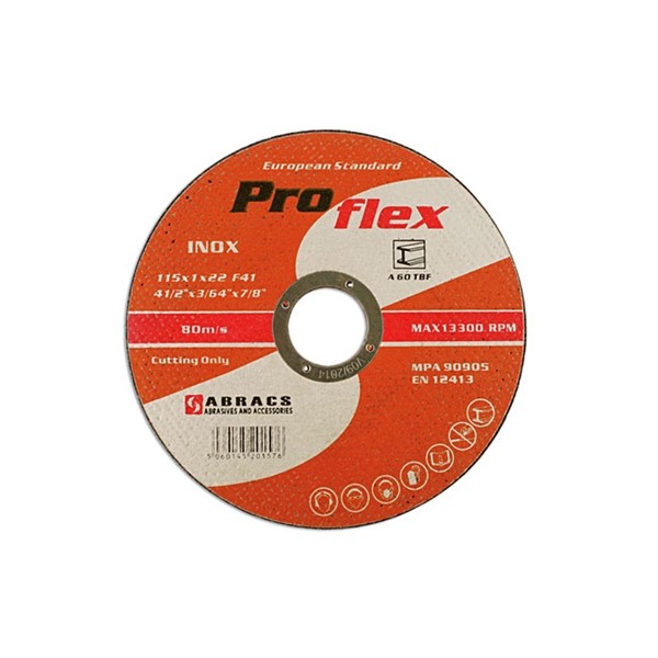 ABRACS Cutting Discs – Extra Thin – 115mm x 1.0mm – Pack Of 5 [32067]