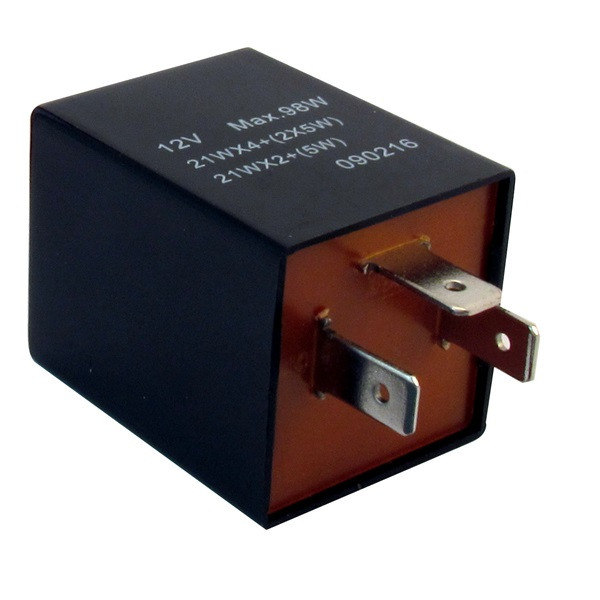 CAMBIARE Flasher Relay – 12V – 92A – 3-Pin – Plug Type [VE725029]