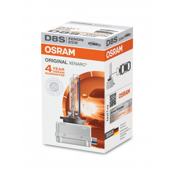 OSRAM H.I.D Gas Discharge Bulb – D8S 42V 25W PK32d-1 – Xenon [66548]