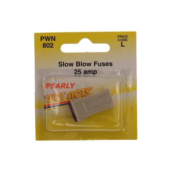 WOT-NOTS Fuse – J Type Slow Blow – Clear – 25A [PWN802]