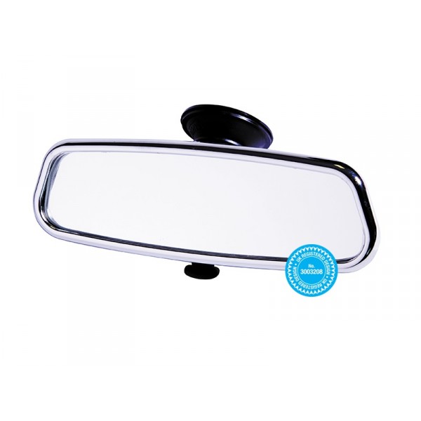 SUMMIT Rear View Suction Mirror – Chrome Effect – Dipping [RV-70CH]