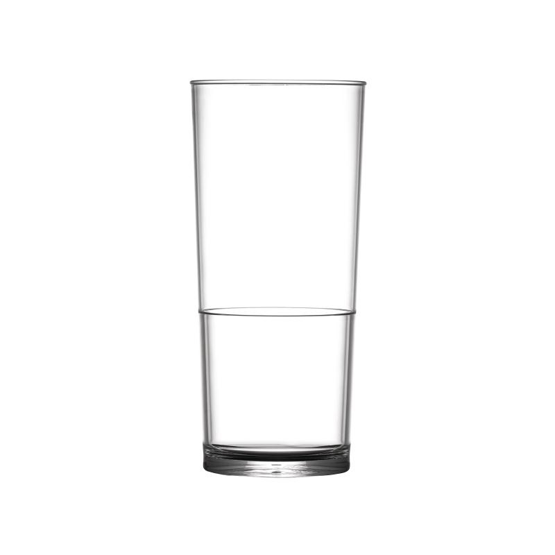 6 Unbreakable Polycarbonate 1//2 Pint In2Stax Glasses