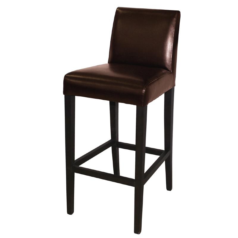 Bolero Faux Leather High Bar Stool Brown Next Working Day Uk Next Day Uk Delivery