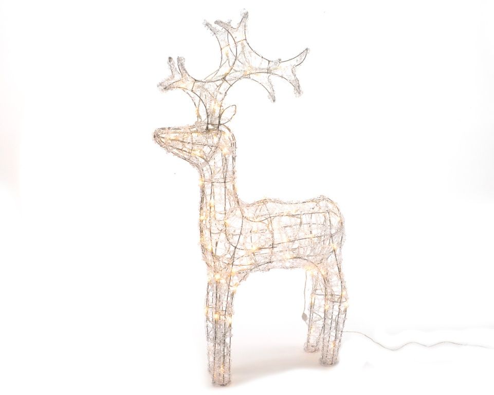 Lumineo Outdoor LED Acrylic Deer 60cm Warm White – 9499518