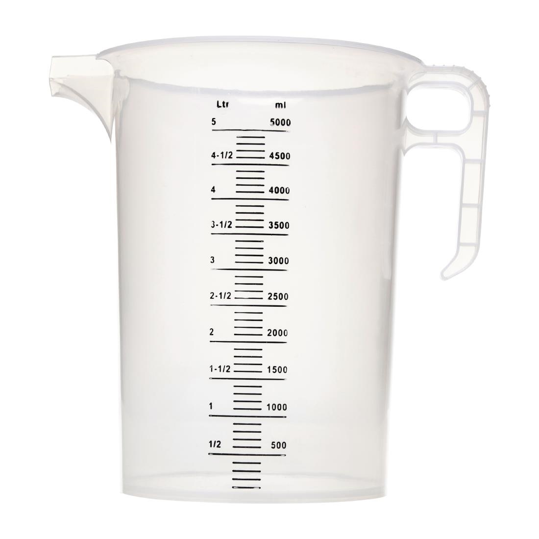 Pro-Measures Polypropylene Measuring Jug 5Ltr – [FD329]