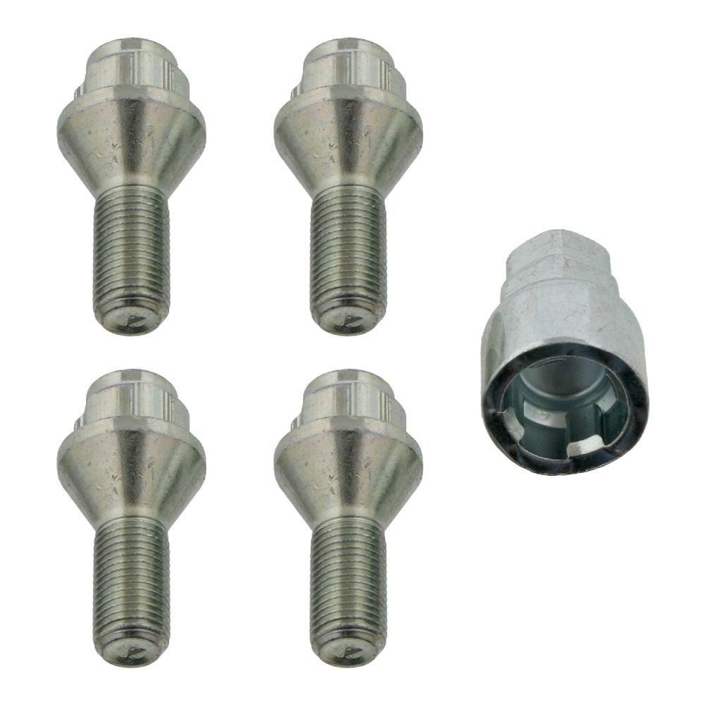 Closed End 6 Spline Nut，Bulge Acorn Cone Seat Wheel Locking Nuts with