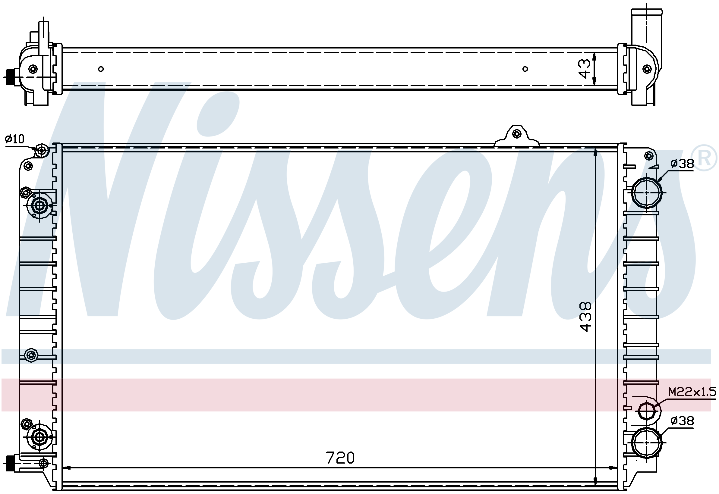 RADIATOR OEM QUALITY AIA2252