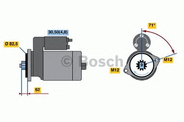 BOSCH STARTER – 0001125607