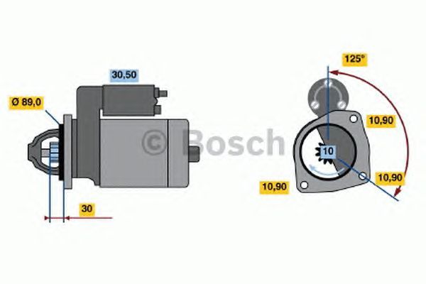 BOSCH STARTER (HGV) – 0001231017