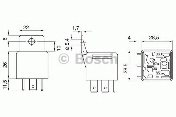 BOSCH RELAY (HGV) – 0332209211