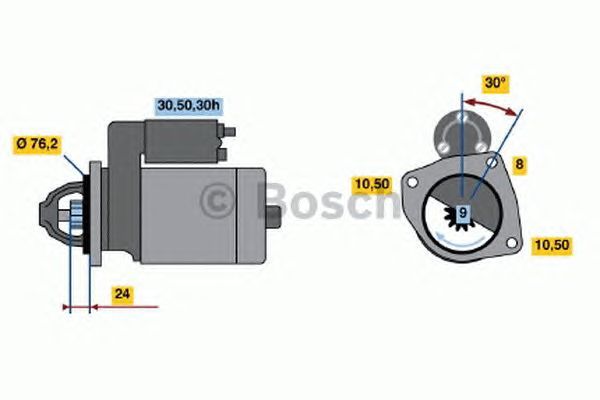 BOSCH REMAN STARTER – 0986014900