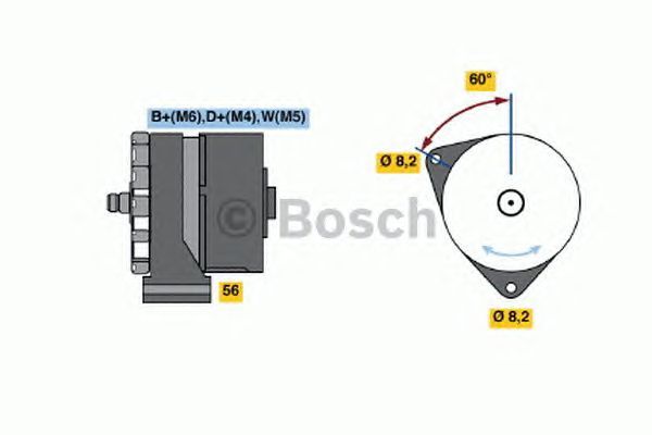 BOSCH REMAN ALTERNATOR (HGV) – 0986035910