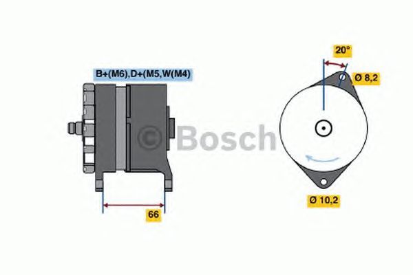 BOSCH REMAN ALTERNATOR (HGV) – 0986042051